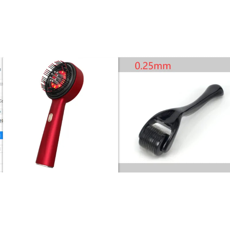 Electric Scalp Massage Comb with Red Light